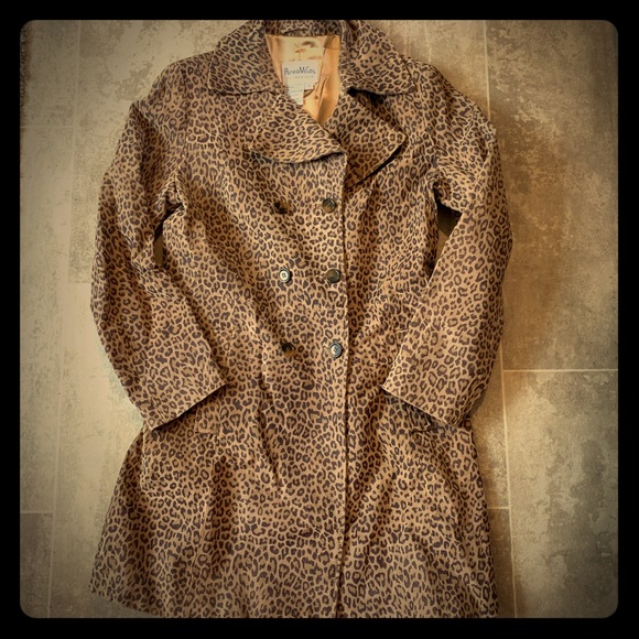Pamela McCoy Jackets & Blazers - vintage Pamela McCoy leopard print leather jacket.
